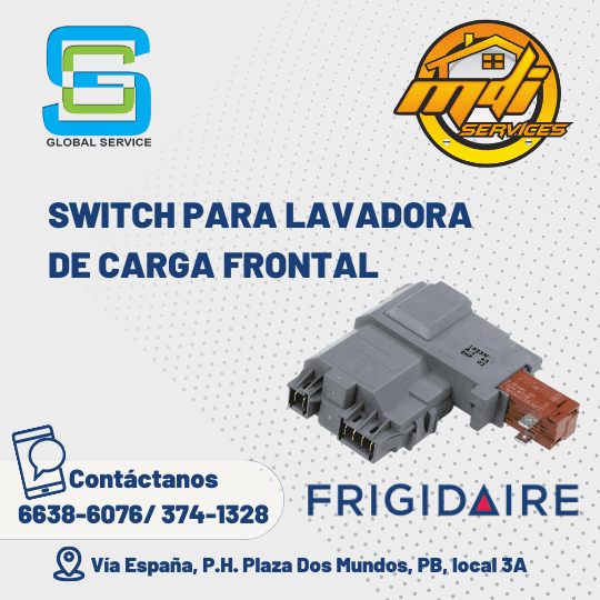 SWITCH LAVADORA CARGA FRONTAL FRIGIDAIRE 131763256